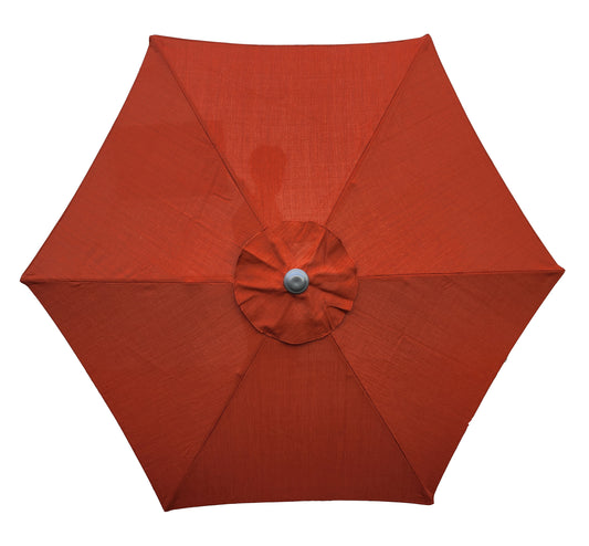 Replacement Garden Parasol Canopy Cover Premium Fabric 2.4m 6 Rib