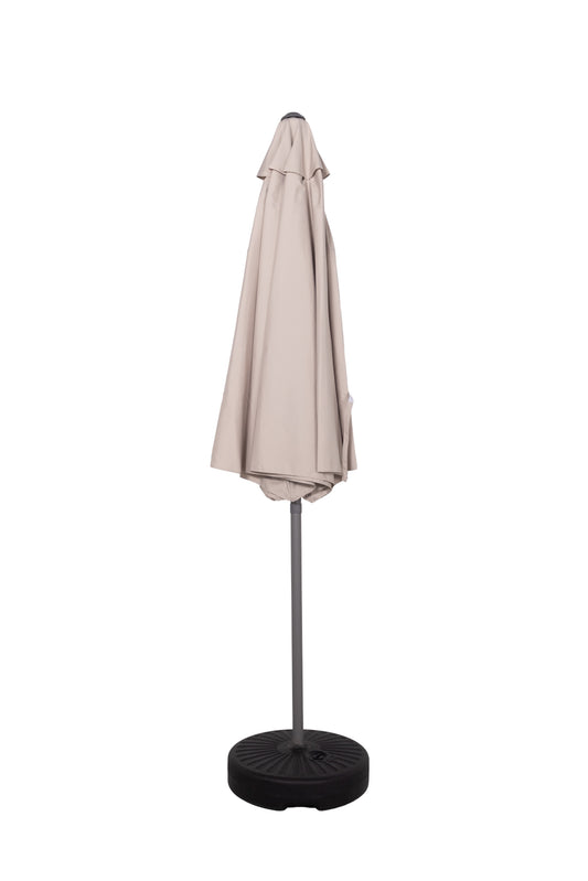 Nook Garden 2.7m HomeShade Garden Parasol - Stone Grey