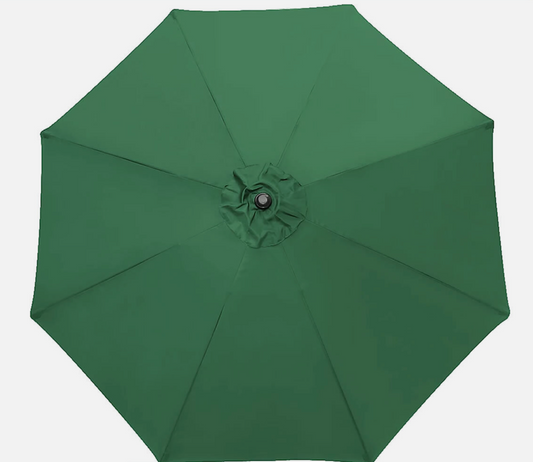 Replacement Garden Parasol Canopy Cover Premium Fabric 2.7m 8 Rib