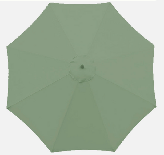 Replacement Garden Parasol Canopy Cover Premium Fabric 2.7m 8 Rib