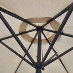 Replacement Garden Parasol Canopy Cover Premium Fabric 2.4m 6 Rib