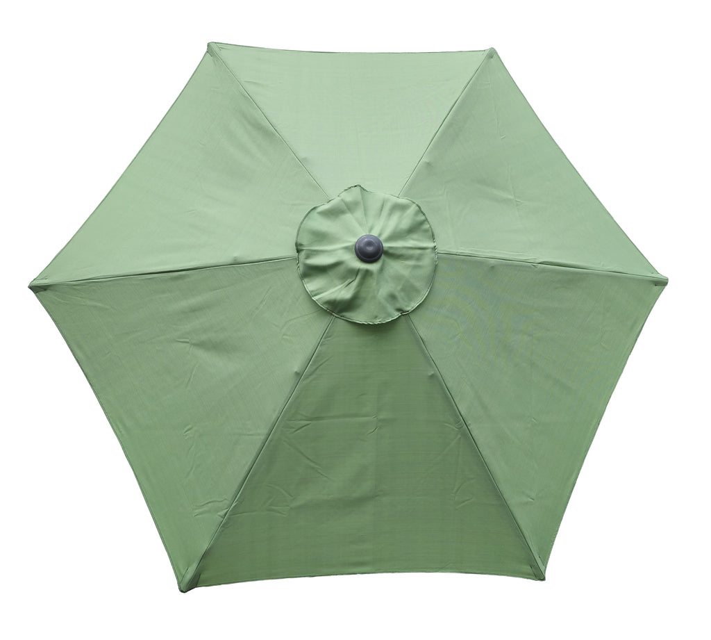 Replacement Garden Parasol Canopy Cover Premium Fabric 2.4m 6 Rib