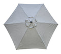 Replacement Garden Parasol Canopy Cover Premium Fabric 2.4m 6 Rib
