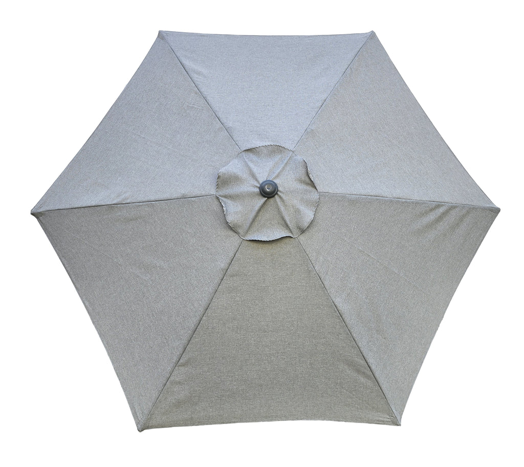 Replacement Garden Parasol Canopy Cover Premium Fabric 2.4m 6 Rib