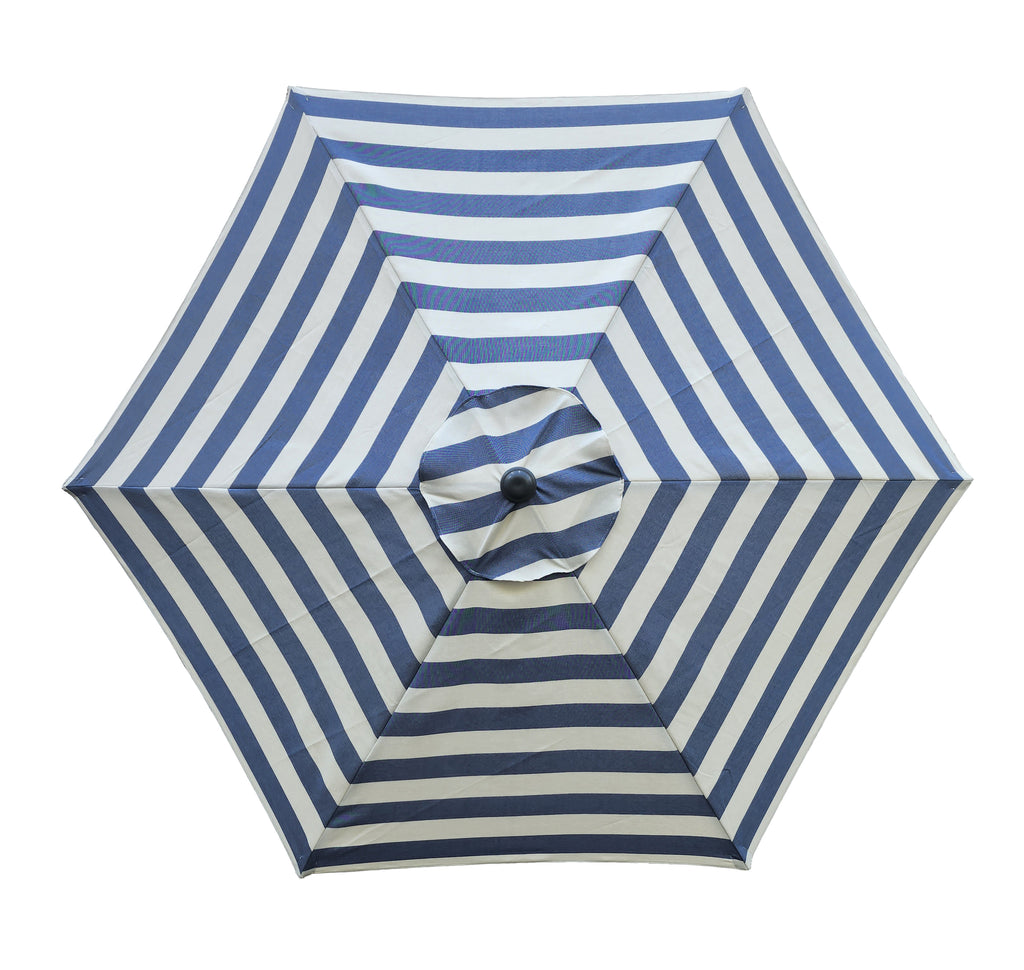 Replacement Garden Parasol Canopy Cover Premium Fabric 2.7m 6 Rib