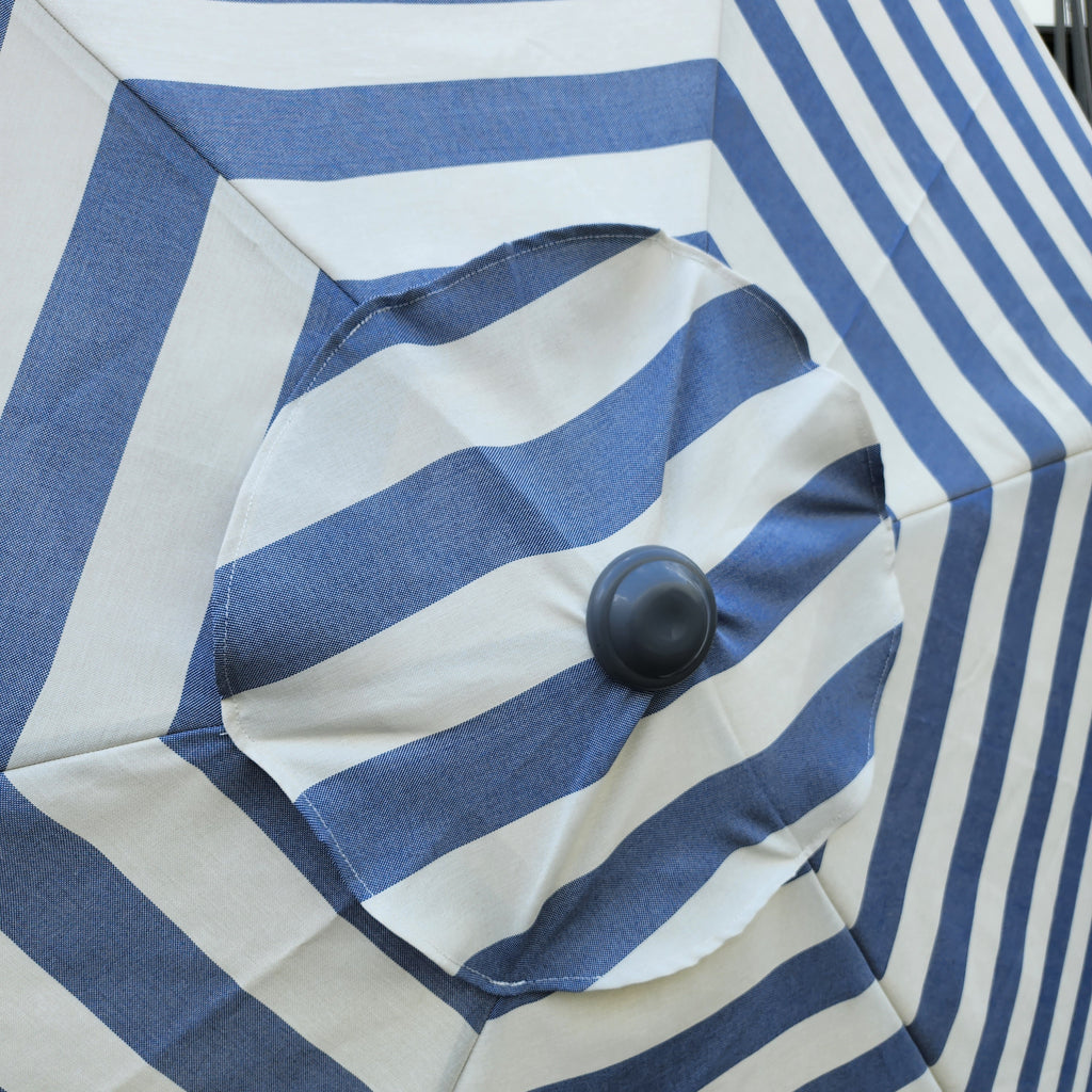 Replacement Garden Parasol Canopy Cover Premium Fabric 2.7m 6 Rib