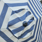 Replacement Garden Parasol Canopy Cover Premium Fabric 2.7m 6 Rib