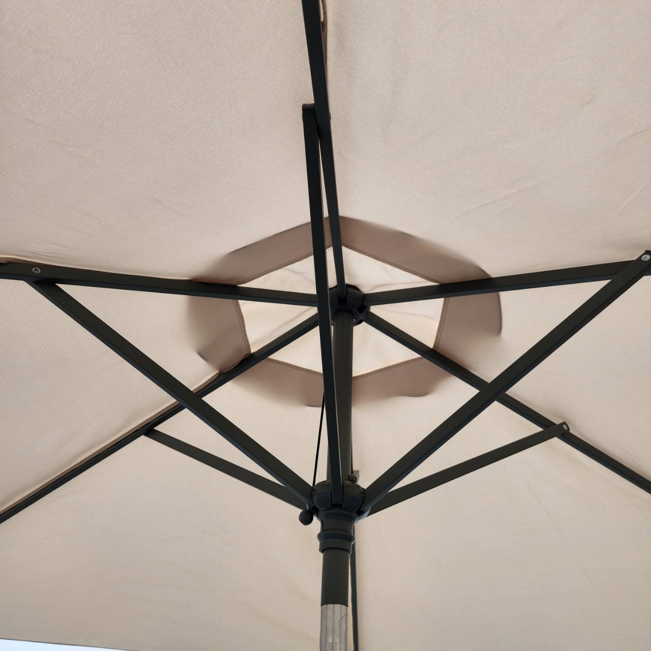 Replacement Garden Parasol Canopy Cover Premium Fabric 2.7m 8 Rib