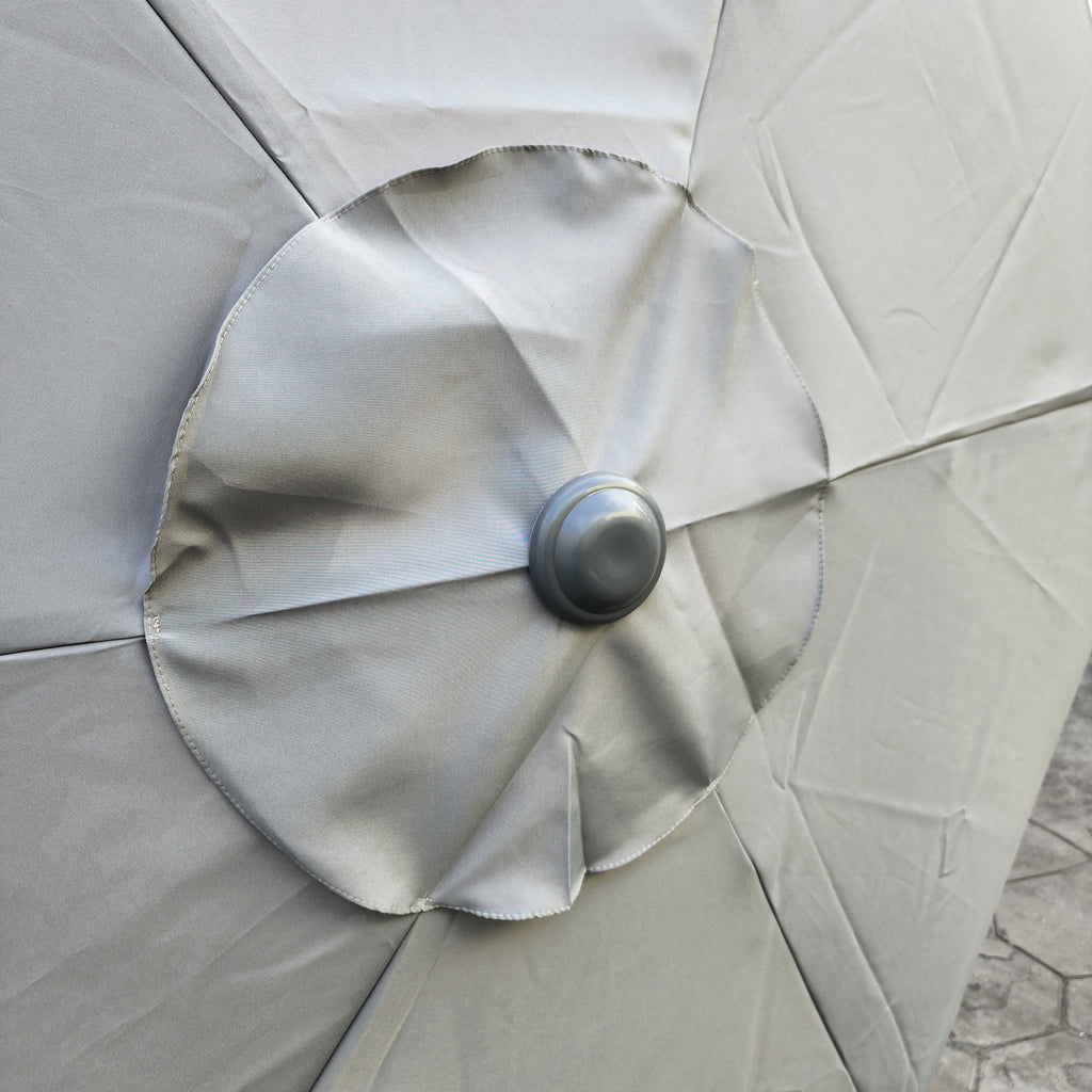 Replacement Garden Parasol Canopy Cover Premium Fabric 2.7m 8 Rib