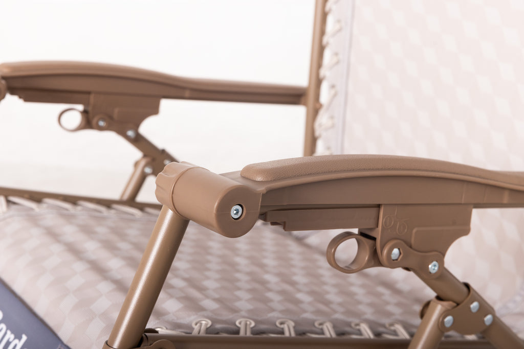 Nook Garden ComfortPro Zero-Gravity Sun Lounger - Pebble Stone