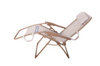 Nook Garden ComfortPro Zero-Gravity Sun Lounger - Pebble Stone