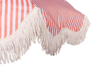 Nook Garden 2m EasyShade Beach Parasol - Striped Terracotta