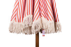 Nook Garden 2m EasyShade Beach Parasol - Striped Terracotta