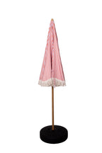 Nook Garden 2m EasyShade Beach Parasol - Striped Terracotta