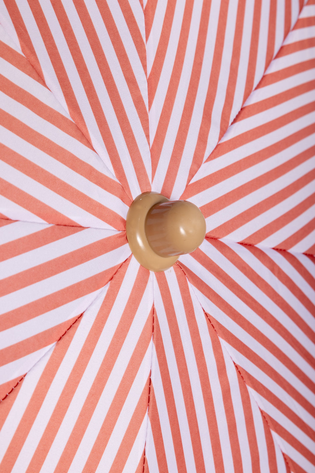 Nook Garden 2m EasyShade Beach Parasol - Striped Terracotta
