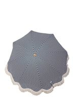 Nook Garden 2m EasyShade Beach Parasol - Striped Forest Green