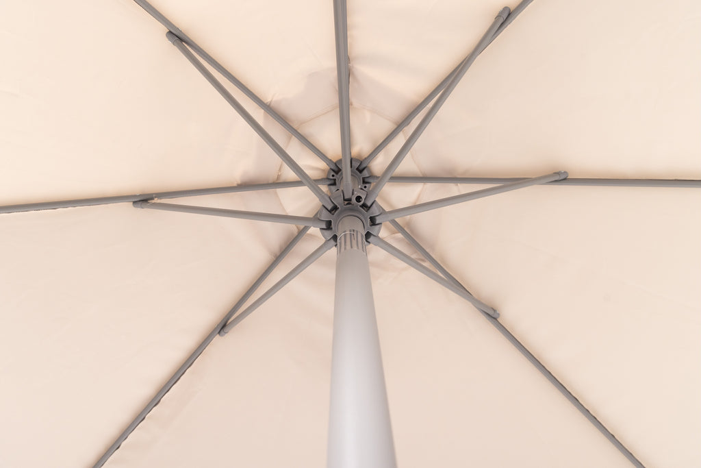 Nook Garden 2.7m HomeShade Garden Parasol - Stone Grey