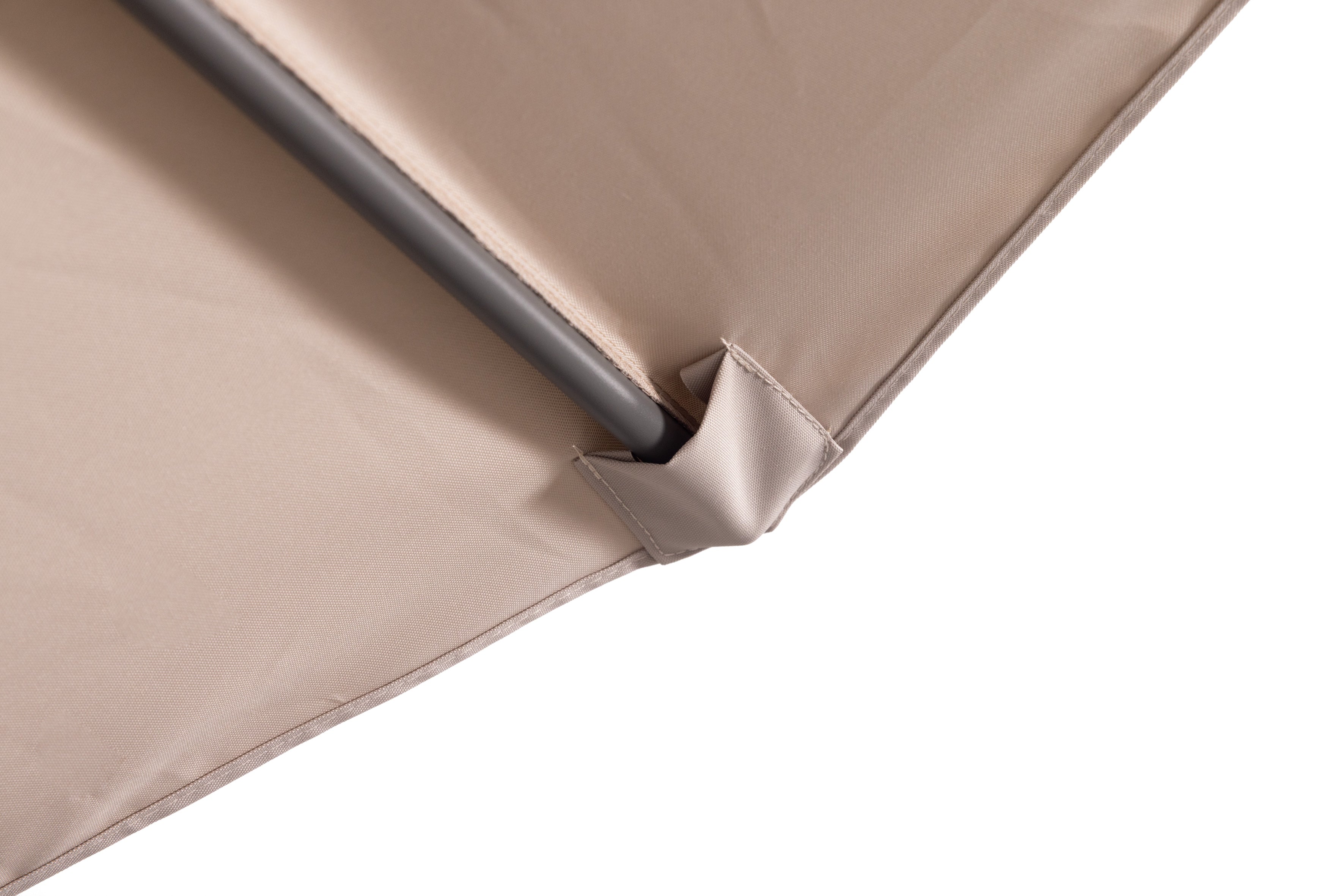 Nook Garden 2.7m HomeShade Garden Parasol - Warm Taupe