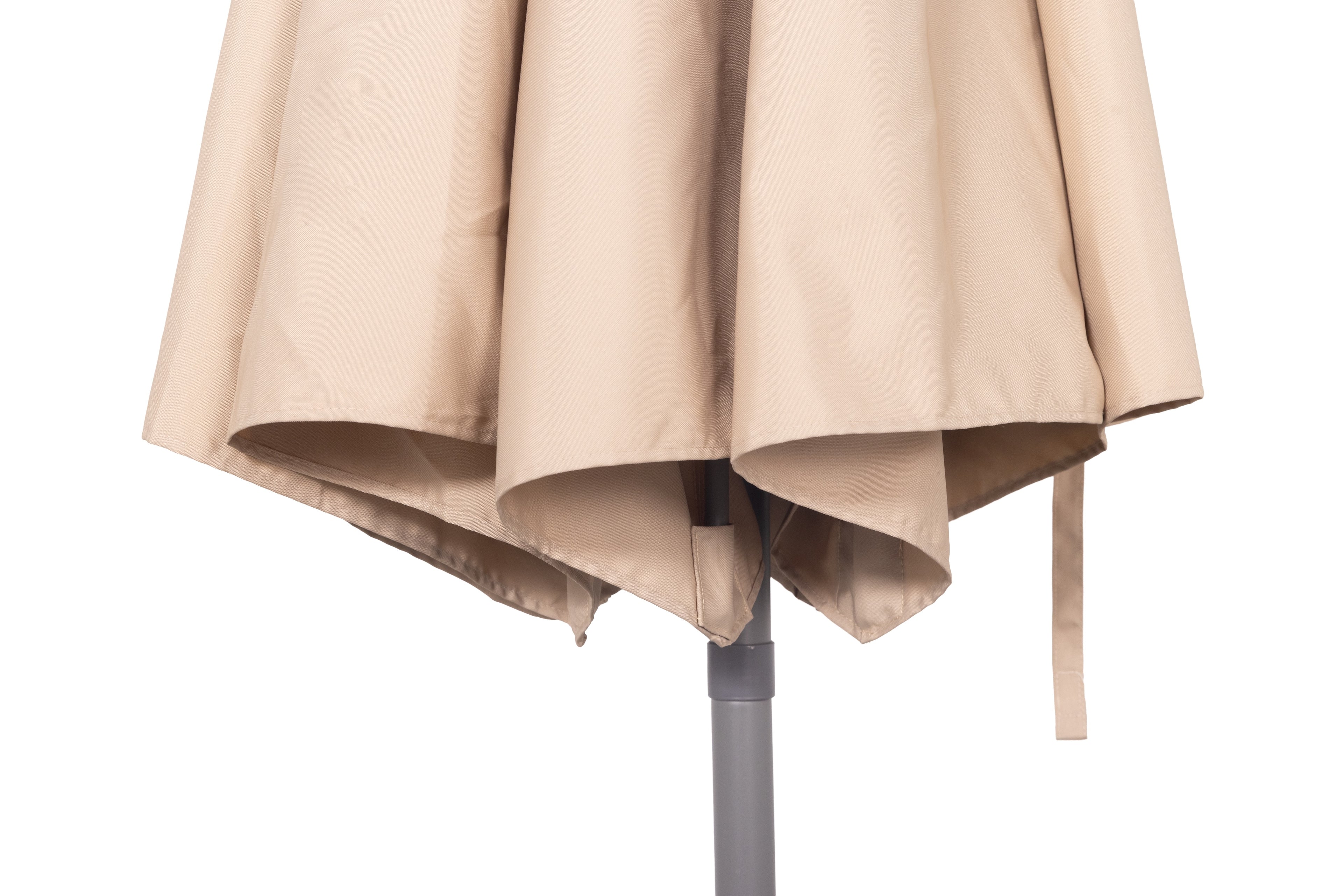 Nook Garden 2.7m HomeShade Garden Parasol - Warm Taupe