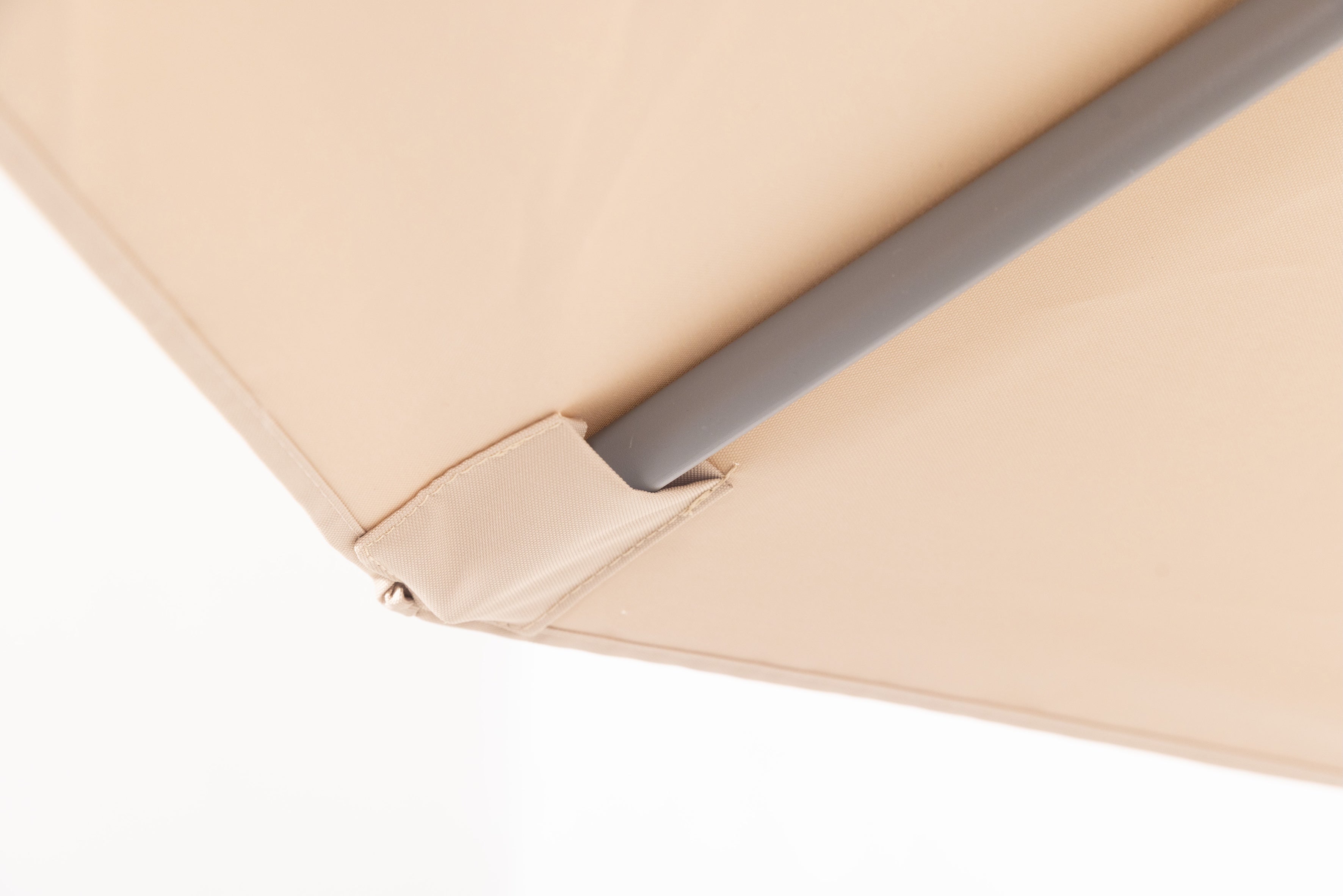Nook Garden 2.7m HomeShade Garden Parasol - Warm Taupe