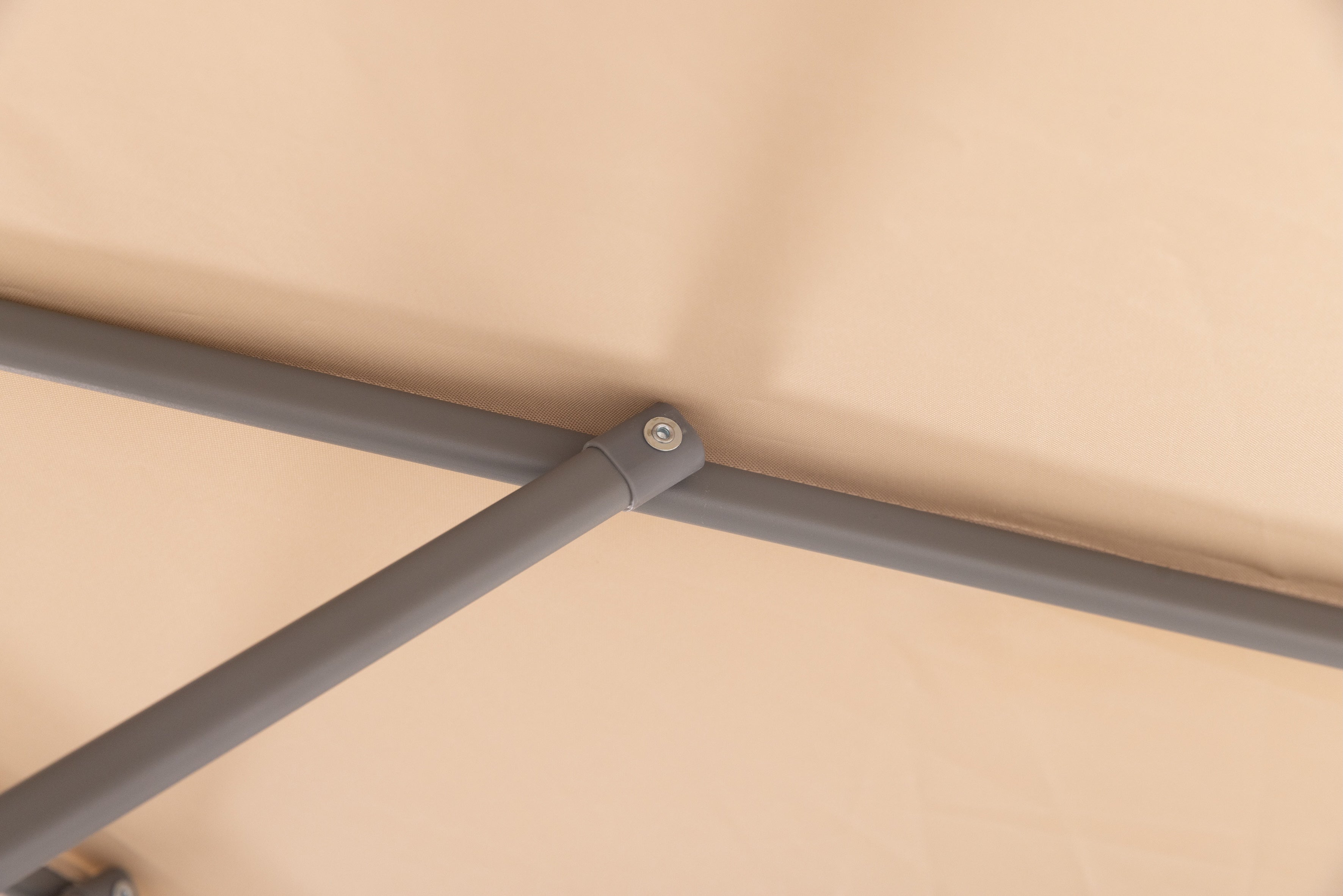 Nook Garden 2.7m HomeShade Garden Parasol - Warm Taupe
