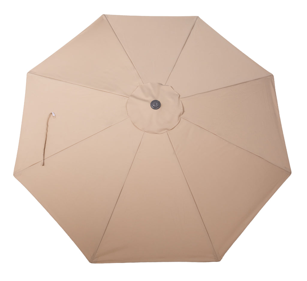 Nook Garden 2.7m HomeShade Garden Parasol - Warm Taupe