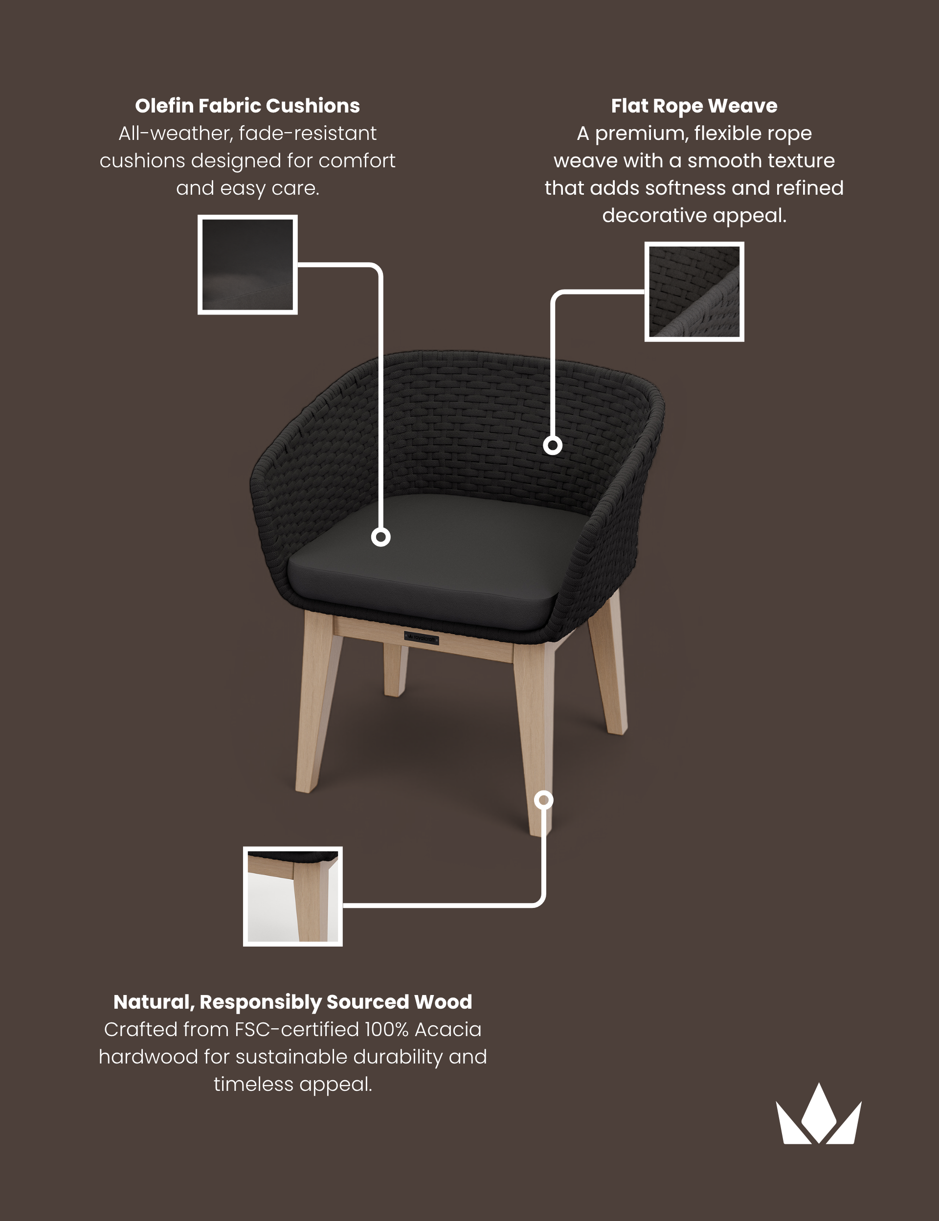Eden Night Chair - Set of 2