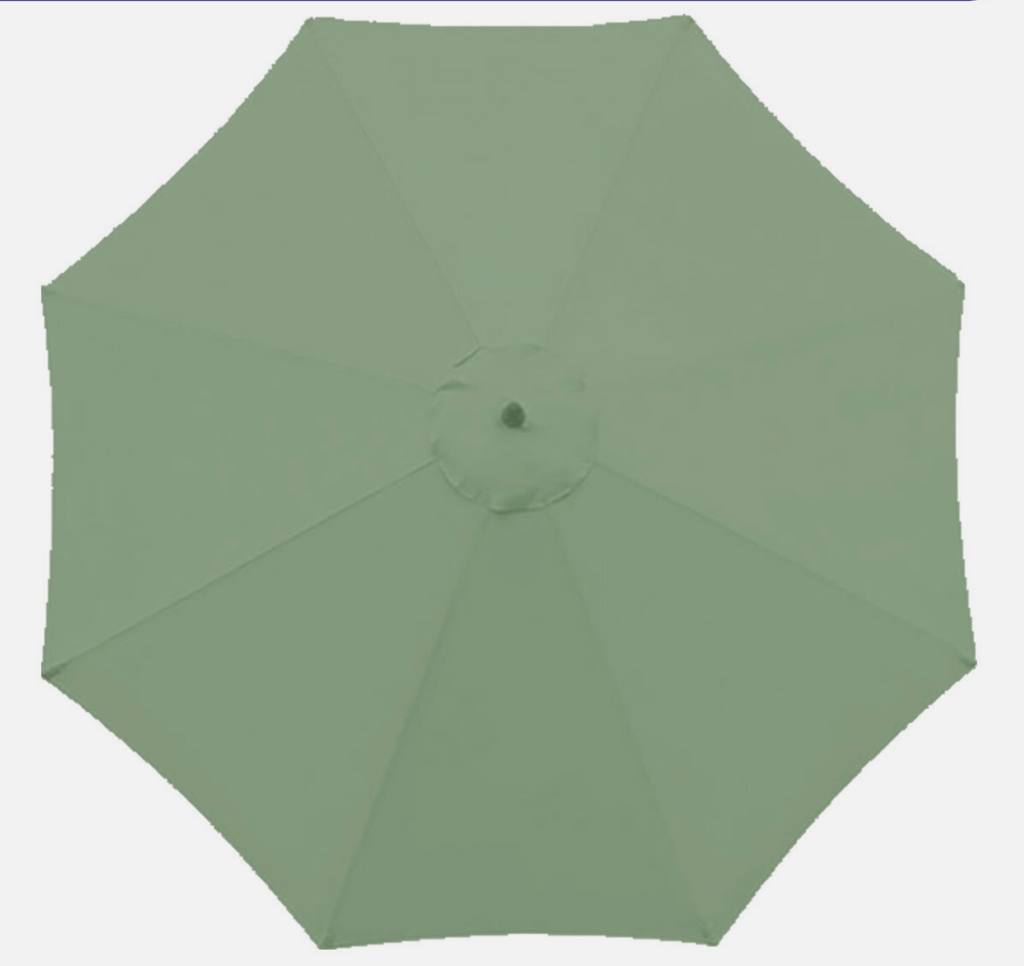 Replacement Garden Parasol Canopy Cover Premium Fabric 2.7m 8 Rib