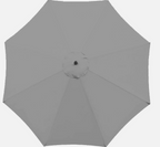 Replacement Garden Parasol Canopy Cover Premium Fabric 2.7m 8 Rib