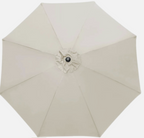 Replacement Garden Parasol Canopy Cover Premium Fabric 2.7m 8 Rib